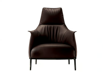 ARCHIBALD - Armchair with headrest with armrests by Poltrona Frau - view 2